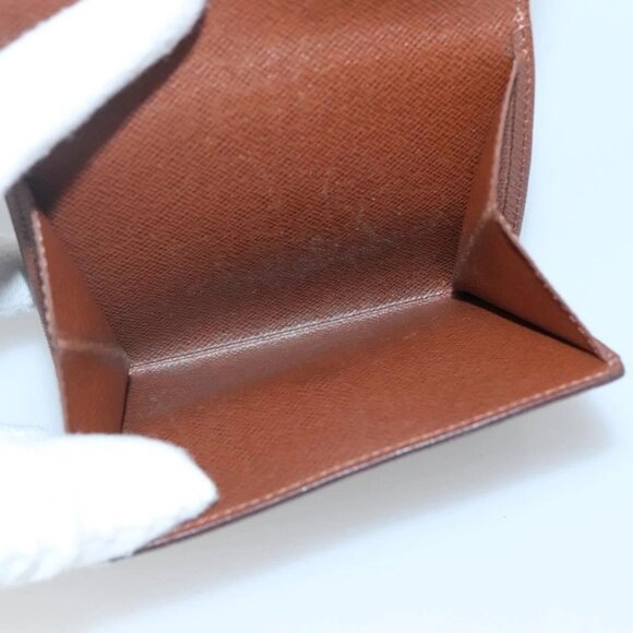 LOUIS VUITTON Monogram Porte Monnaie Bier Cartes Crdit Wallet M61652 Auth ki5989 - Picture 12 of 16